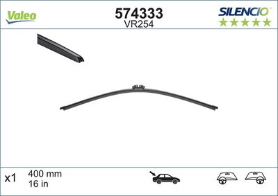 Stikla tīrītāja slotiņa VALEO 574333