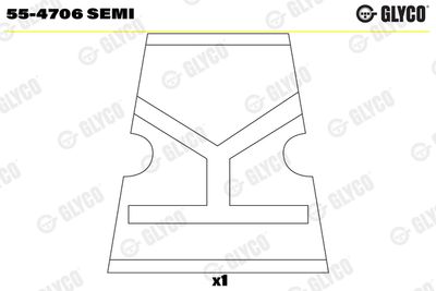 Bukse, Klanis GLYCO 55-4706 SEMI