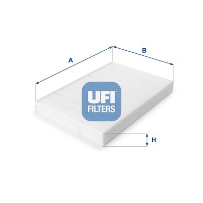 Фильтр, воздух во внутренном пространстве UFI 53.161.00