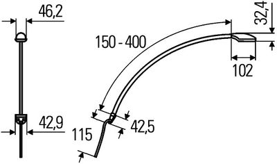 Лампа для чтения HELLA 2JA 346 720-111