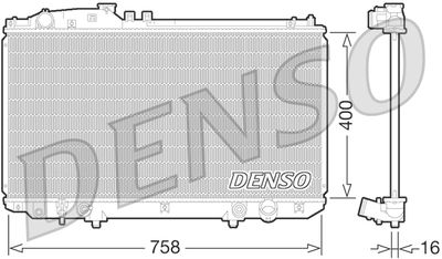 Radiators, Motora dzesēšanas sistēma DENSO DRM51009