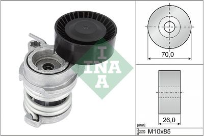 Siksnas spriegotājs, Ķīļsiksna Schaeffler INA 534 0708 10