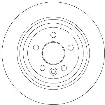 Тормозной диск TRW DF6913