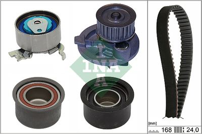 Ūdenssūknis + Zobsiksnas komplekts Schaeffler INA 530 0444 30