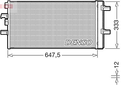 Конденсатор, кондиционер DENSO DCN05108
