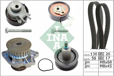 Ūdenssūknis + Zobsiksnas komplekts Schaeffler INA 530 0538 30