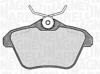 Bremžu uzliku kompl., Disku bremzes MAGNETI MARELLI 363916060111