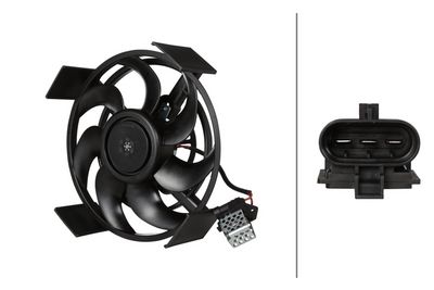 Вентилятор, охлаждение двигателя HELLA 8EW 366 420-581