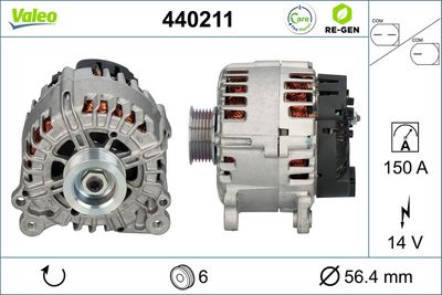 Генератор VALEO 440211