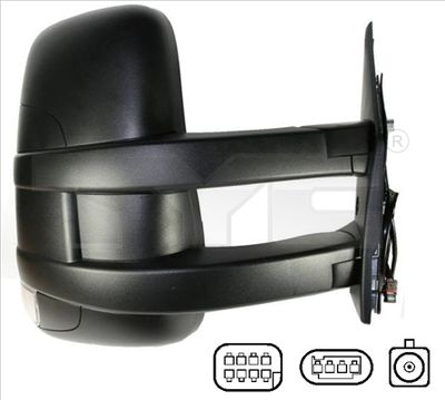 Ārējais atpakaļskata spogulis TYC 315-0007