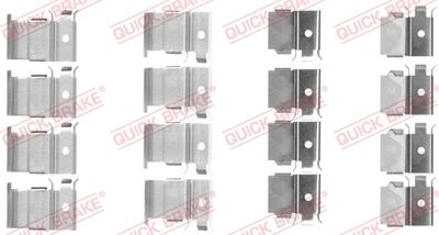 Комплектующие, колодки дискового тормоза QUICK BRAKE 109-1799