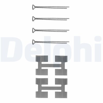 Комплектующие, колодки дискового тормоза DELPHI LX0033