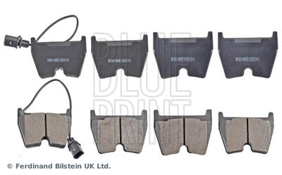 Комплект тормозных колодок, дисковый тормоз BLUE PRINT ADV184266