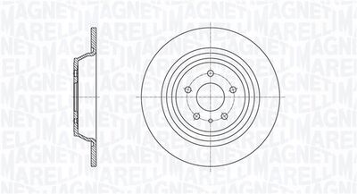 Тормозной диск MAGNETI MARELLI 361302040654