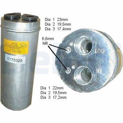 Осушитель, кондиционер DELPHI TSP0175326