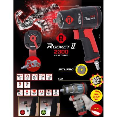 KS TOOLS 5120002 Triecienskrūvgriezis (Pneimatiskais)