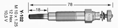Kvēlsvece NGK 5925