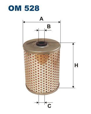 FILTRON OM528 Filtrs, Hidropacēlāja sistēma