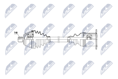 Приводной вал NTY NPW-AU-057