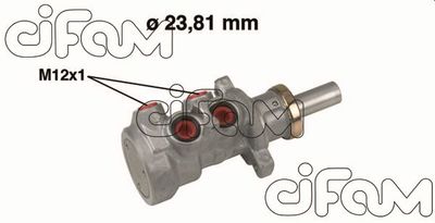 Galvenais bremžu cilindrs CIFAM 202-640