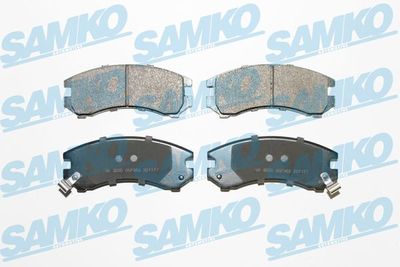 Комплект тормозных колодок, дисковый тормоз SAMKO 5SP363