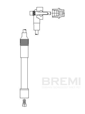 Augstsprieguma vads BREMI 817/52