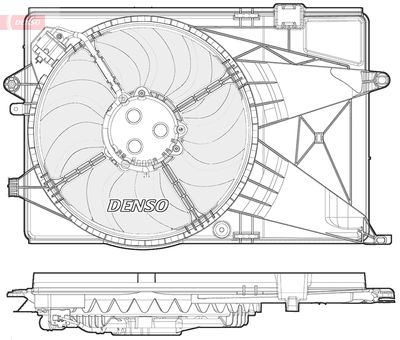 Ventilators, Motora dzesēšanas sistēma DENSO DER15004