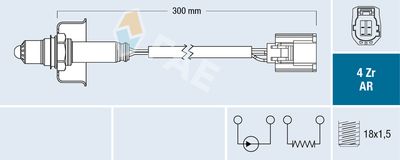 Лямбда-зонд FAE 75644