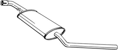 Средний глушитель выхлопных газов BOSAL 281-241