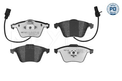 Bremžu uzliku kompl., Disku bremzes MEYLE 025 239 5020/PD