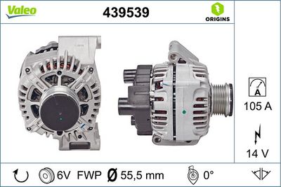 Генератор VALEO 439539