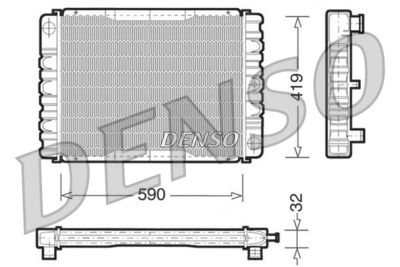 Radiators, Motora dzesēšanas sistēma DENSO DRM33030