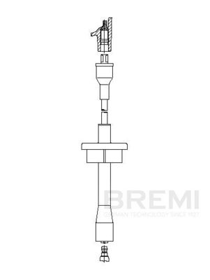 Augstsprieguma vads BREMI 688/55