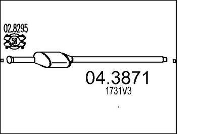 Катализатор MTS 04.3871
