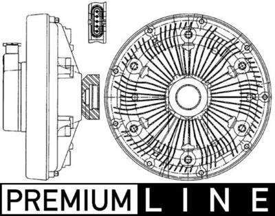 Sajūgs, Radiatora ventilators MAHLE CFC 229 000P