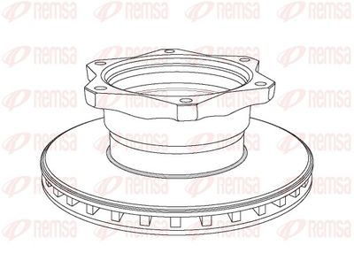 Тормозной диск REMSA NCA1058.20