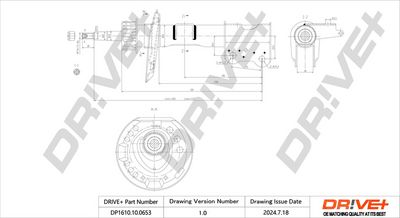Амортизатор Dr!ve+ DP1610.10.0653