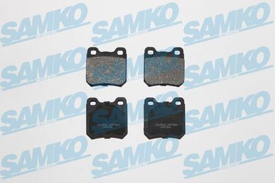 Комплект тормозных колодок, дисковый тормоз SAMKO 5SP584