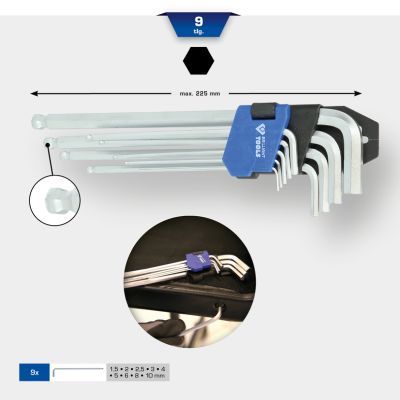 Izliekts skrūvgriezis KS TOOLS BT045019