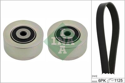 Ķīļrievu siksnu komplekts Schaeffler INA 529 0405 10