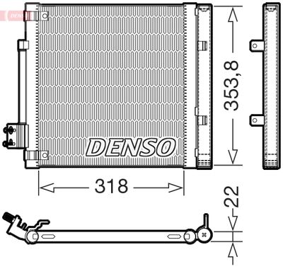 Конденсатор, кондиционер DENSO DCN99082