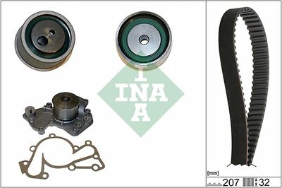 Ūdenssūknis + Zobsiksnas komplekts Schaeffler INA 530 0430 30