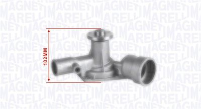 Ūdens sūknis, dzinēja dzesēšana MAGNETI MARELLI 352316170864