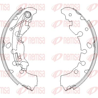 Тормозные колодки REMSA 4161.00