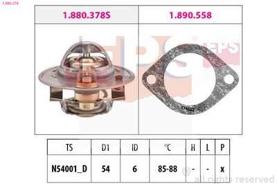 Термостат, охлаждающая жидкость EPS 1.880.378