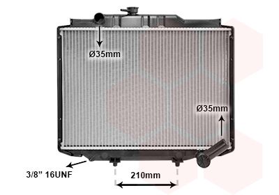 Radiators, Motora dzesēšanas sistēma VAN WEZEL 32002062
