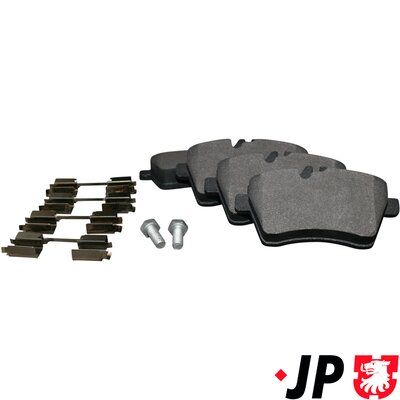 Bremžu uzliku kompl., Disku bremzes JP GROUP 1363601510