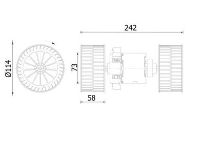 Salona ventilators MAHLE AB87000S
