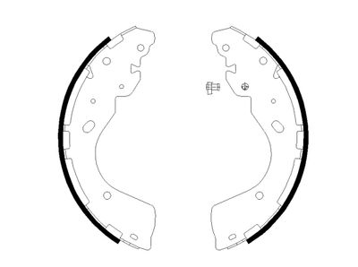 Bremžu loku komplekts TEXTAR 91081800