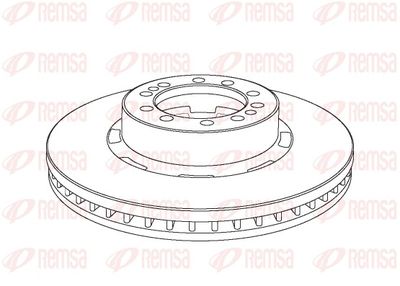 Тормозной диск REMSA NCA1074.20